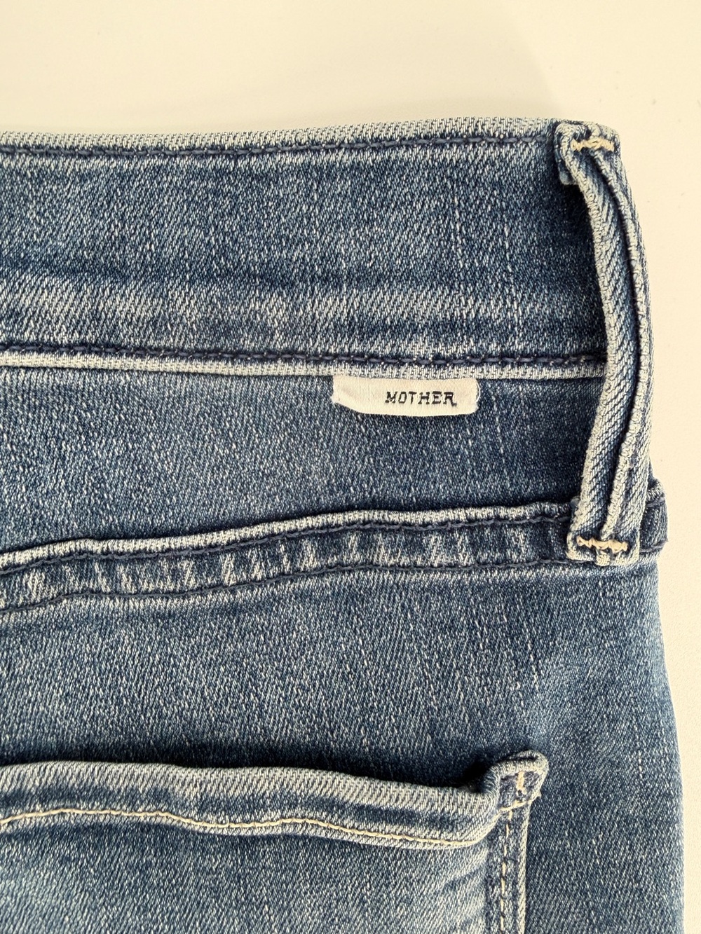 MOTHER The Mid Rise Dazzler Ankle Jeans We The Animals Blue Women's - Size 26 - Picture 9 of 12